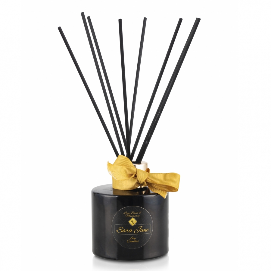 Luxury Lime Basil Mandarin Diffuser - 100ml diffuser with reeds