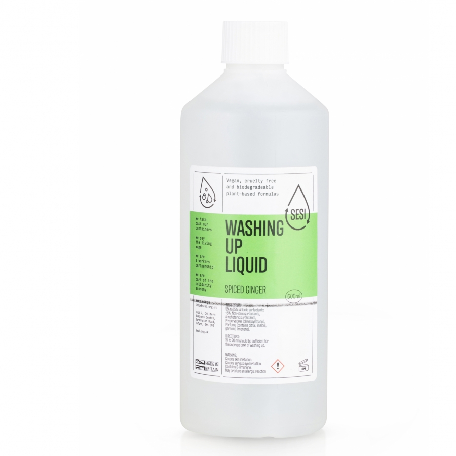 Washing Up Liquid, Spiced Ginger  - refill