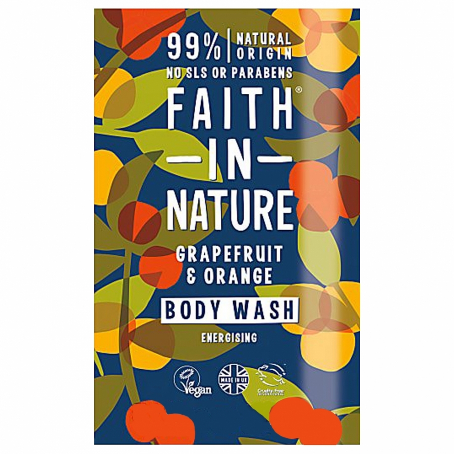 Faith In Nature Grapefruit Orange Body Wash - Free Trial - 200ml