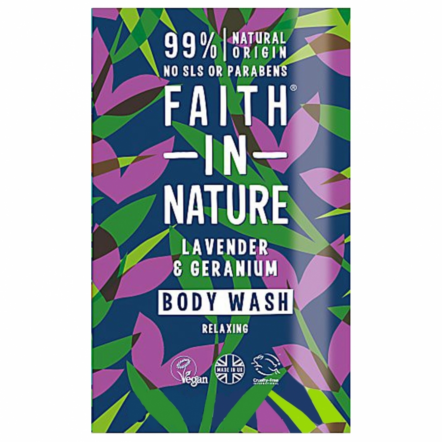 Faith In Nature Lavender & Geranium Body Wash - Free Trial - 200ml