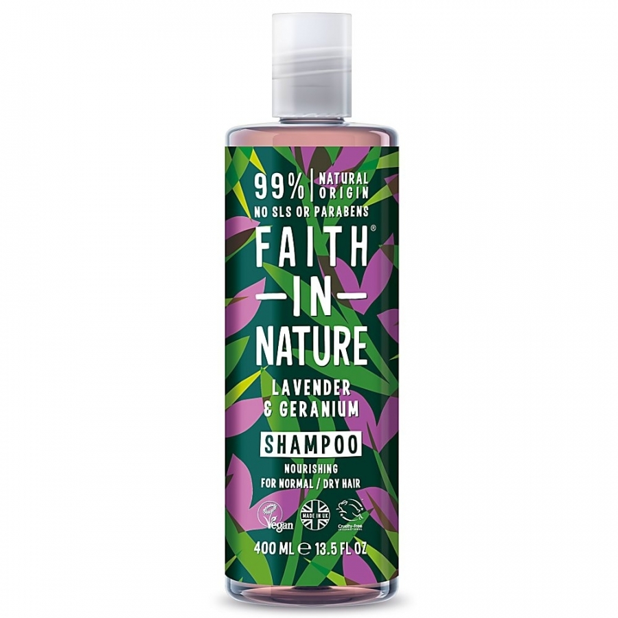 Faith In Nature Lavender & Geranium Shampoo - Free Trial - 200ml